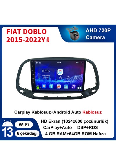 Fıat Doblo 2015-2022 Yıl Multimedya 4-64 Gb Navigasyon