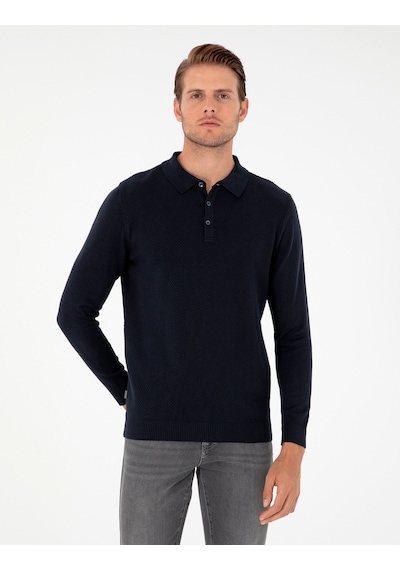 Pierre Cardin Erkek Lacivert Kazak /triko 50300506-vr033 Lacivert