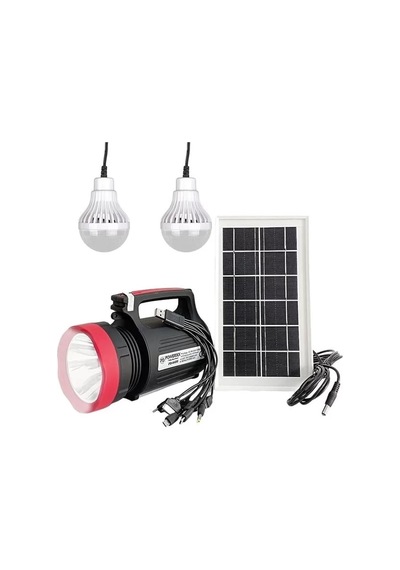 Hubrendy Sh Powermaster 10 Watt 22 Smd Ledli Solar Panelli 3 Ampullü Usb-mp3-radyo Destekli Solar Fe