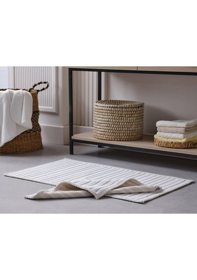 Doqu Banyo Paspası Lıva Krem-vizon 60x100 Diğer