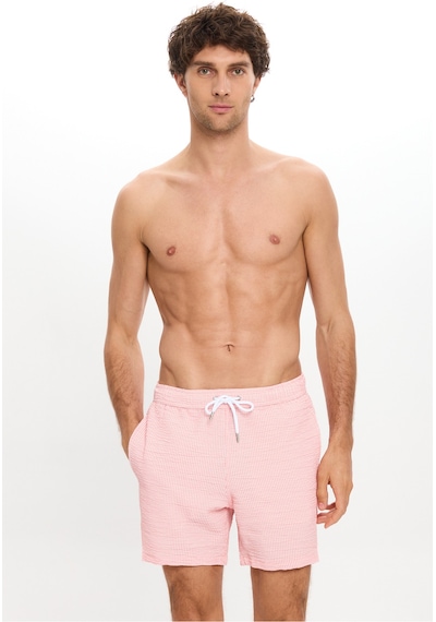 Toosalty Erkek Gofre Kumaş Çizgili Deniz Şortu Cepli Fileli Astarlı Hızlı Kuruyan Su İtici Orta Boy 25sm112st Pembe Toosalty Erkek Gofre Kumaş Çizgili Deniz Şortu Cepli Fileli Astarlı Hızlı Kuruyan Su İtici Orta Boy 25sm112st Pembe