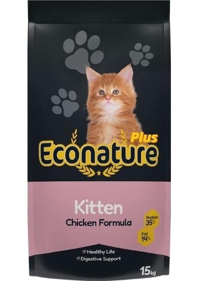 Econature Plus Tavuklu Yavru Kedi Maması