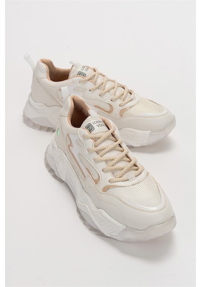 Luvishoes 65100 Beyaz Kadın Spor Ayakkabı Beyaz
