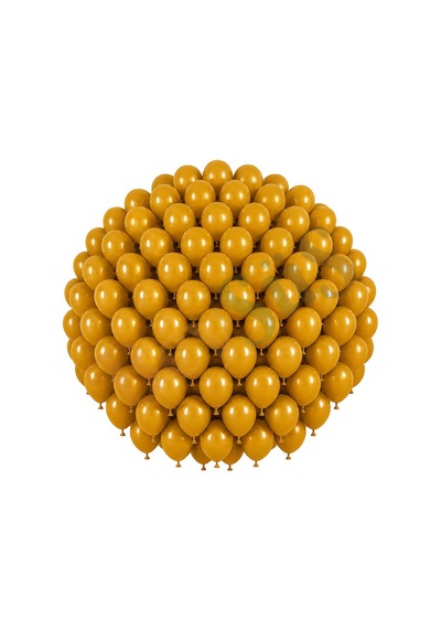 Zerdeçal Renk Lateks Retro Balon 30 Cm - 100 Adet Turuncu