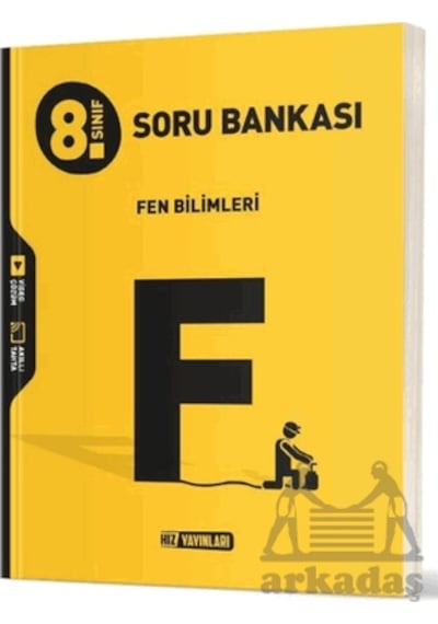 8. Sınıf Fen Bilimleri Soru Bankası Hız Yayınları Ciltli
