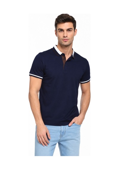 Baglan Erkek Polo Yaka Kısa Kollu Tişört Regular Kalıp T6096 Bgl-st05549 Lacivert