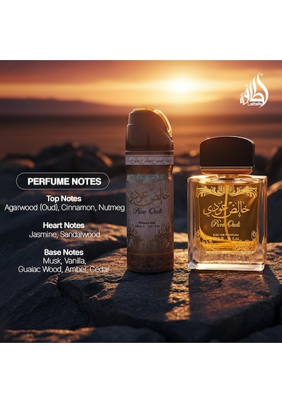 Pure Oudi Edp 100 Ml + Deodorant 100 Ml Unisex Parfüm Seti
