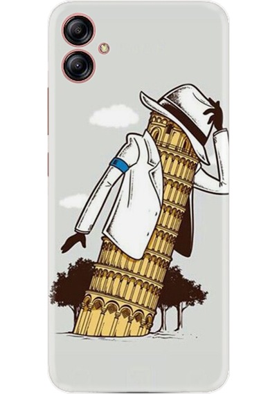 Samsung Uyumlu Galaxy A04E Kılıf Resimli Desenli Baskılı Silikon Black in the Woman 1367