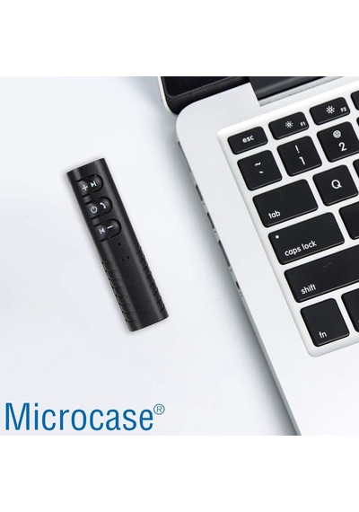 Okm 1002 Şarjlı Araç Aux Bluetooth Adaptör Müzik Çalar Aux Girişli Araç Kiti - Al4639
