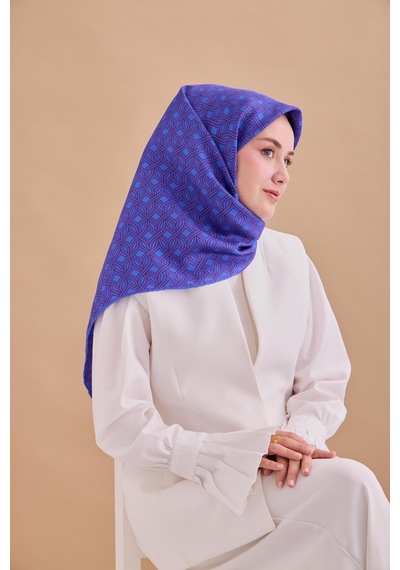 Silk Home Twill İpek Eşarp 11479-14 Saks, Mor