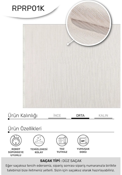 Youdayhomecollection Rosa Model Oturma Odası Halısı 1bej