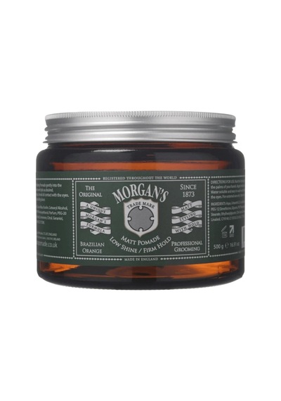 Morgan's Pomade Low Shine Firm Hold Matt Pomade Sert Tutuşlu Mat Pomat 500 G