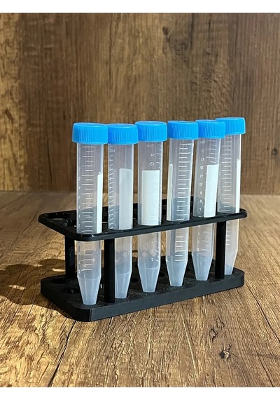 15ml Falkon Minimal Deney Tüpü Standı 6 3 Tüpler Görsel Amaçlıdır