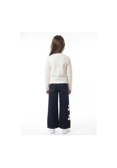 Xo Kids Kız Çocuk Folarlı 3lu Alt Üst Takım 7-14 Yaş 3907-4907 Ekru
