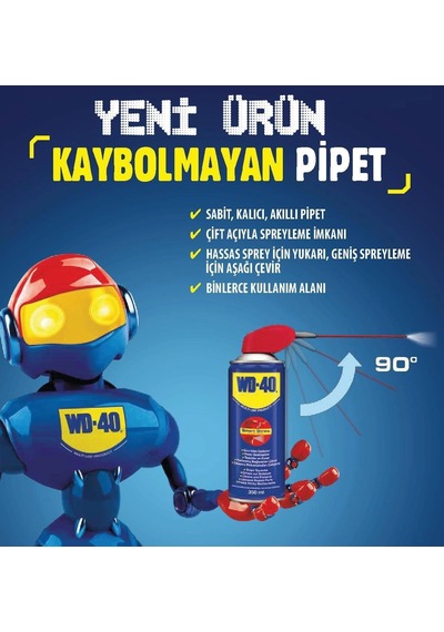 Mey İthalat Wd 40 Smart Straw Pas Sökücü Yağlayıcı 350 Ml