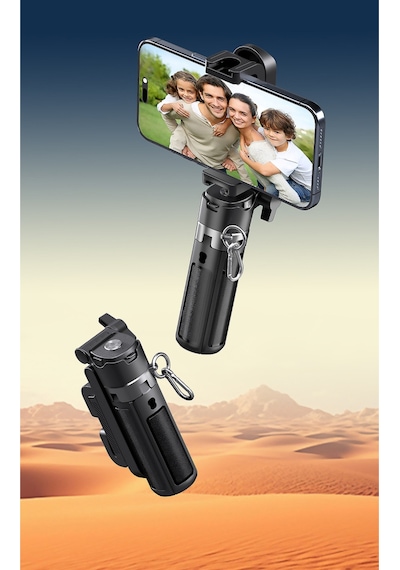 Çok Amaçlı Mini Çekim Çubuğu 0.41 Cm Uzunluk Tripod Kumandalı Video Selfie Tripod Telefon Tutucu
