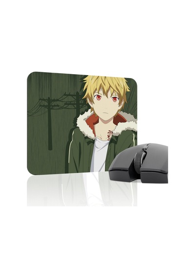 Noragami Kaymaz Dikişli Kauçuk Oyuncu Mousepad V5 - 22x18 Gaming Mouse Pad Fare Altlığı