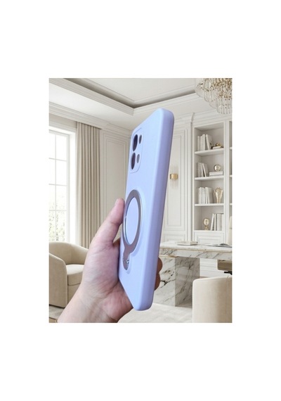 Oppo A6 Pro İle Uyumlu 360 Derece Dönebilen Kalın Metal Magsafe Halka Stantlı İçi Kadife Korumalı Ultra Lüx Premium Silikon Kılıf LİLA Oppo A6 Pro İle Uyumlu 360 Derece Dönebilen Kalın Metal Magsafe Halka Stantlı İçi Kadife Korumalı Ultra Lüx Premium Silikon Kılıf LİLA