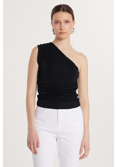 Tudors Kadın Slim Fit Dar Kesim Omzu Açık Düz Siyah Bluz-33311 Siyah Tudors Kadın Slim Fit Dar Kesim Omzu Açık Düz Siyah Bluz-33311 Siyah