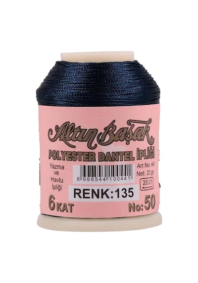 Hubrendy Tedarik Altınbaşak Oya Ve Dantel İpi 20 Gr - Royaleks - No: 135
