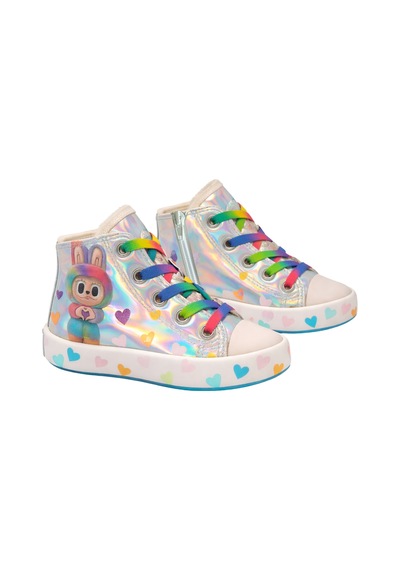 Hologram Gri Cute Kız Çocuk Sneaker