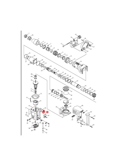 Makita HM1202C Şalter Tetik Switch Ürün Kodu 651481-7