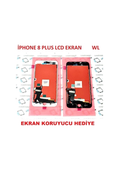Apple Uyumlu iPhone 8 Plus Lcd Ekran Dokunmatik (LW) (Montaj Seti)-(Tkgz4)