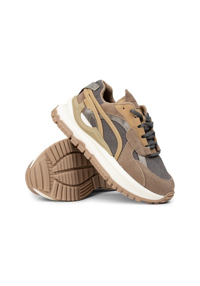 Deery Kadın Hakiki Süet Vizon Renk Sneaker Ayakkabı - 25331zvznc01 Vizon