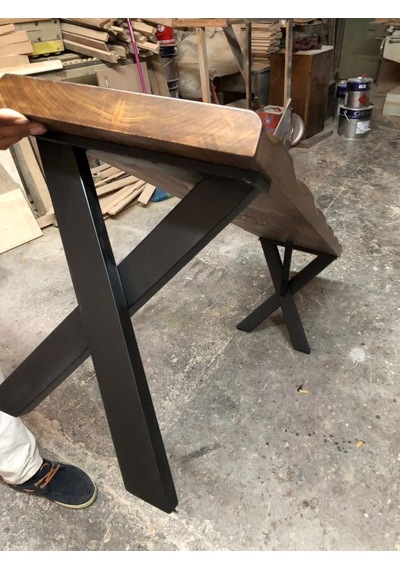 Ceviz Rengi Kütük Bank Ölçüsü 140x35.cm