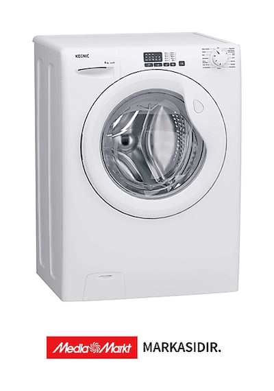 Koenic KWM 8115 B INV B 8 KG 1200 Devir Çamaşır Makinesi Beyaz