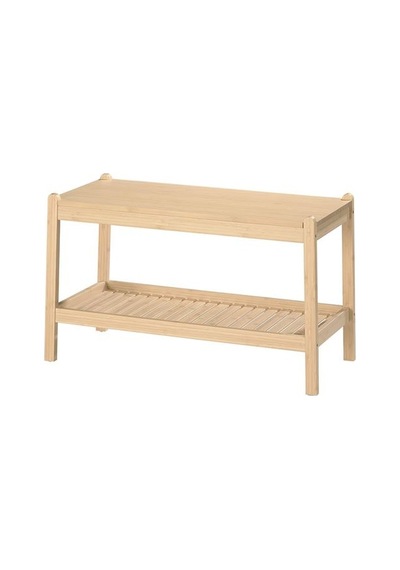 Ikea Stegesund Bank, Açık Bambu, 79x34 Cm