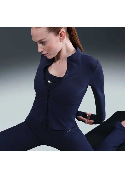 Zenvy Dri-fıt Ls Top Ultra Esnek Kadın Sweatshirt Blue Sportswear Lacivert