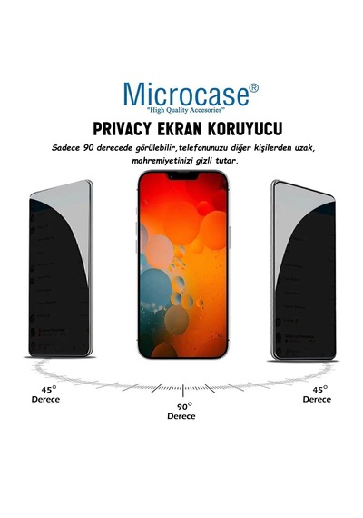 Microcase Huawei Mate 80 İle Uyumlu Privacy Gizlilik Filtreli Hayalet Nano Ekran Koruyucu-ekm110