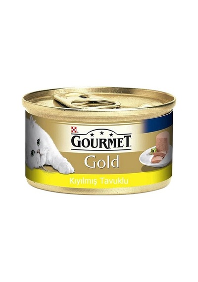 Purina Gourmet Gold Kıyılmış Tavuk Etli Konserve Kedi Maması 4 x 85 G