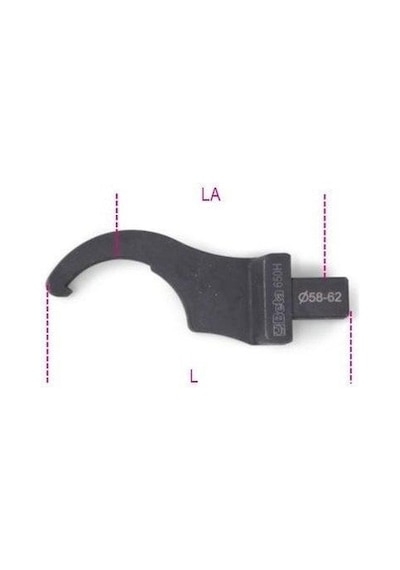 Beta 650h Geçme Tork Ucu Ay Anahtarı 14x18 80-90mm