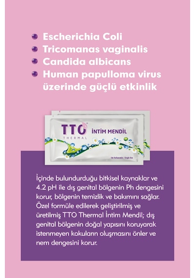 Tto Thermal İntim Mendil 12'li