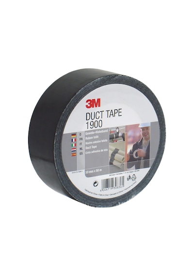 3m 1900 Siyah Bez Bant 1 Adet 50mm 50mt