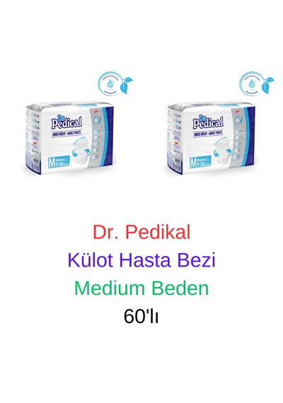 Dr. Pedical - Külot Yaşlı Hasta Bezi Medium Beden 60'lı M