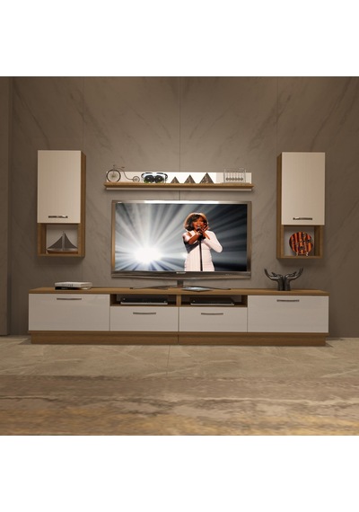 Decoraktiv Trendstyle 5220da Mdf Tv Ünitesi Tv Sehpası Pera - Beyaz