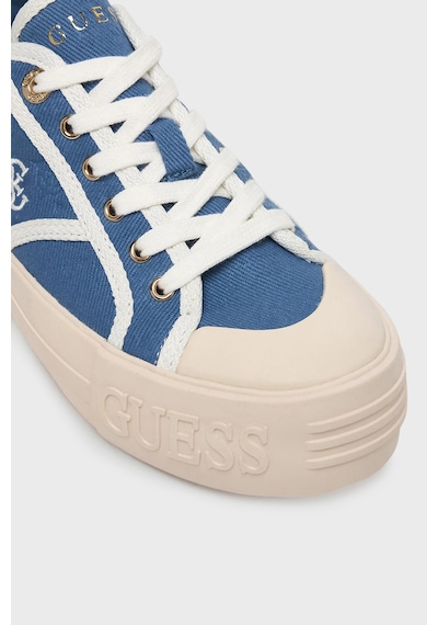Guess Issah Kadın Sneaker Ayakkabı Flpıssfal12 Mavi
