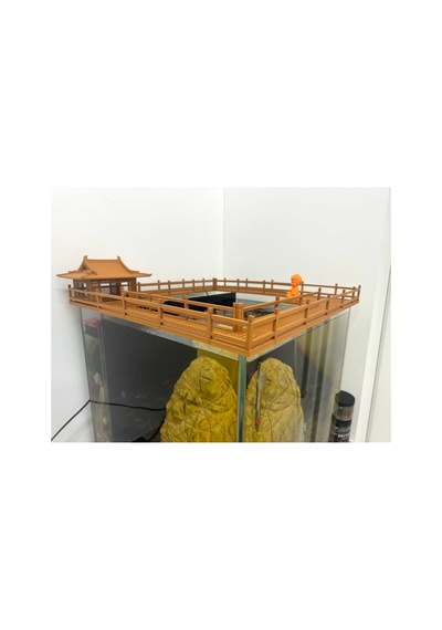 3d Akvaryum Dekoru Akvaryum Üst Seti 40x40