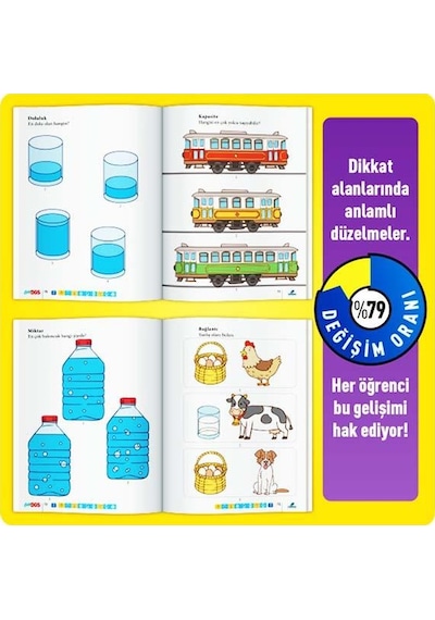 Adeda 3-6 Yaş Easy Dikkati Güçlendirme Kitabı B