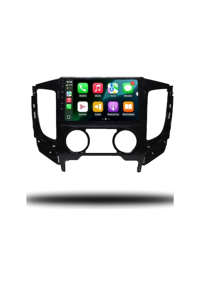 Carplayer Mitsubishi L200 2015-2022 Manuel Klima Uyumlu Android Multimedya 6gb Ram 128gb Hafıza