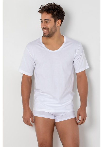Doremi Penye Erkek Bisiklet Yaka Kısa Kol Fanila Beyaz-7 / 3xl Beyaz