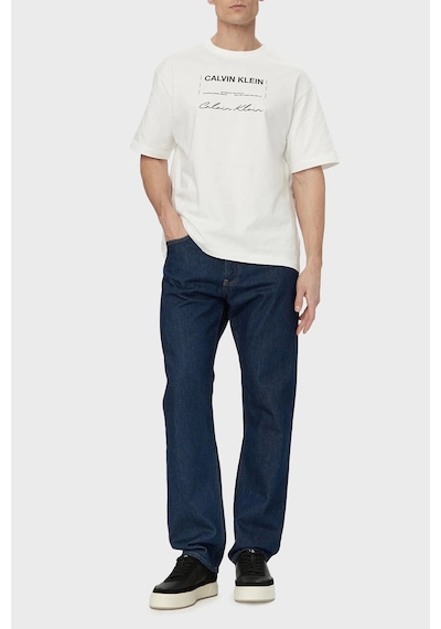 Calvin Klein Erkek T Shirt Lv04re827g Yaf Beyaz
