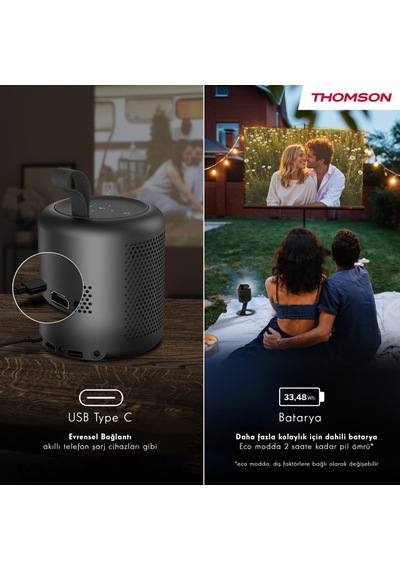 Thomson Vega Pg35b Google Tv 4k Akıllı Projeksiyon Cihazı