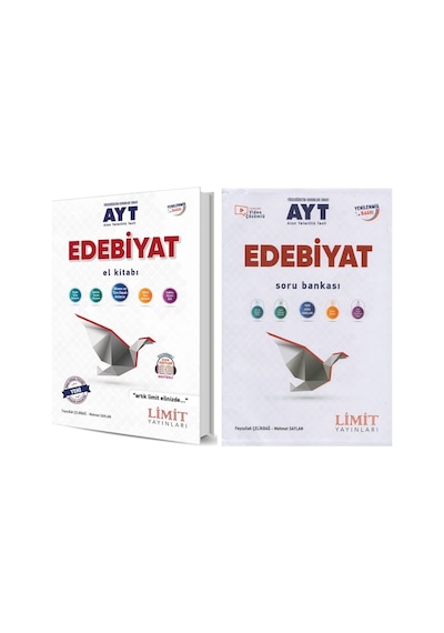 Limit Yayınları Ayt Edebiyat Soru Bankası Ve Edebiyat El Kitabı 2 Kitap Set