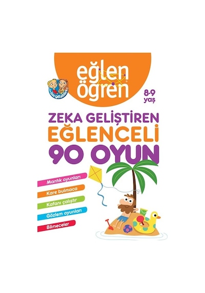 Eğlen Öğren 8-9 Yaş Zeka Geliştiren Eğlenceli 90 Oyun- Dstil Tasarım