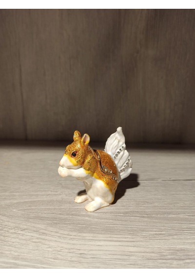 Swarovski Taşlı Sincap Mücevherlik / Dekoratif Biblo