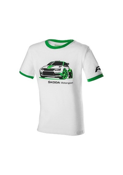 Skoda Çocuk Tişörtü Motorsport 122/128 Beyaz 000084220l 084 Beyaz